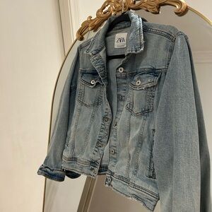 Zara Light Blue Denim Jacket